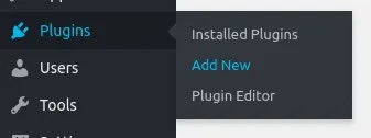 WordPress plugin installation screen