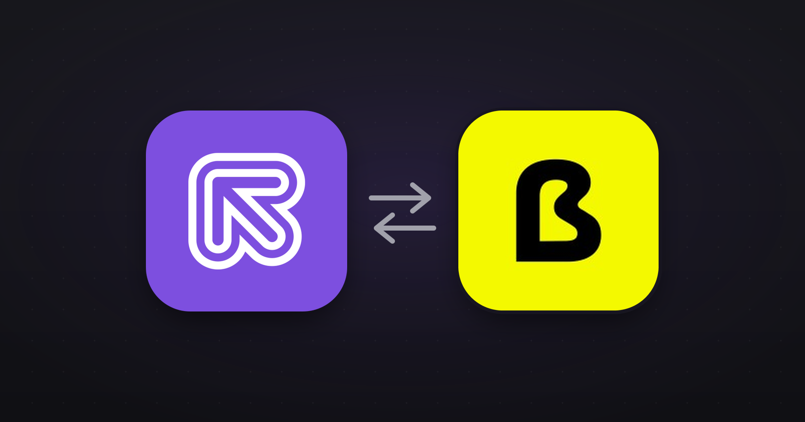 Referly and BoomerangMe connected by sync arrows