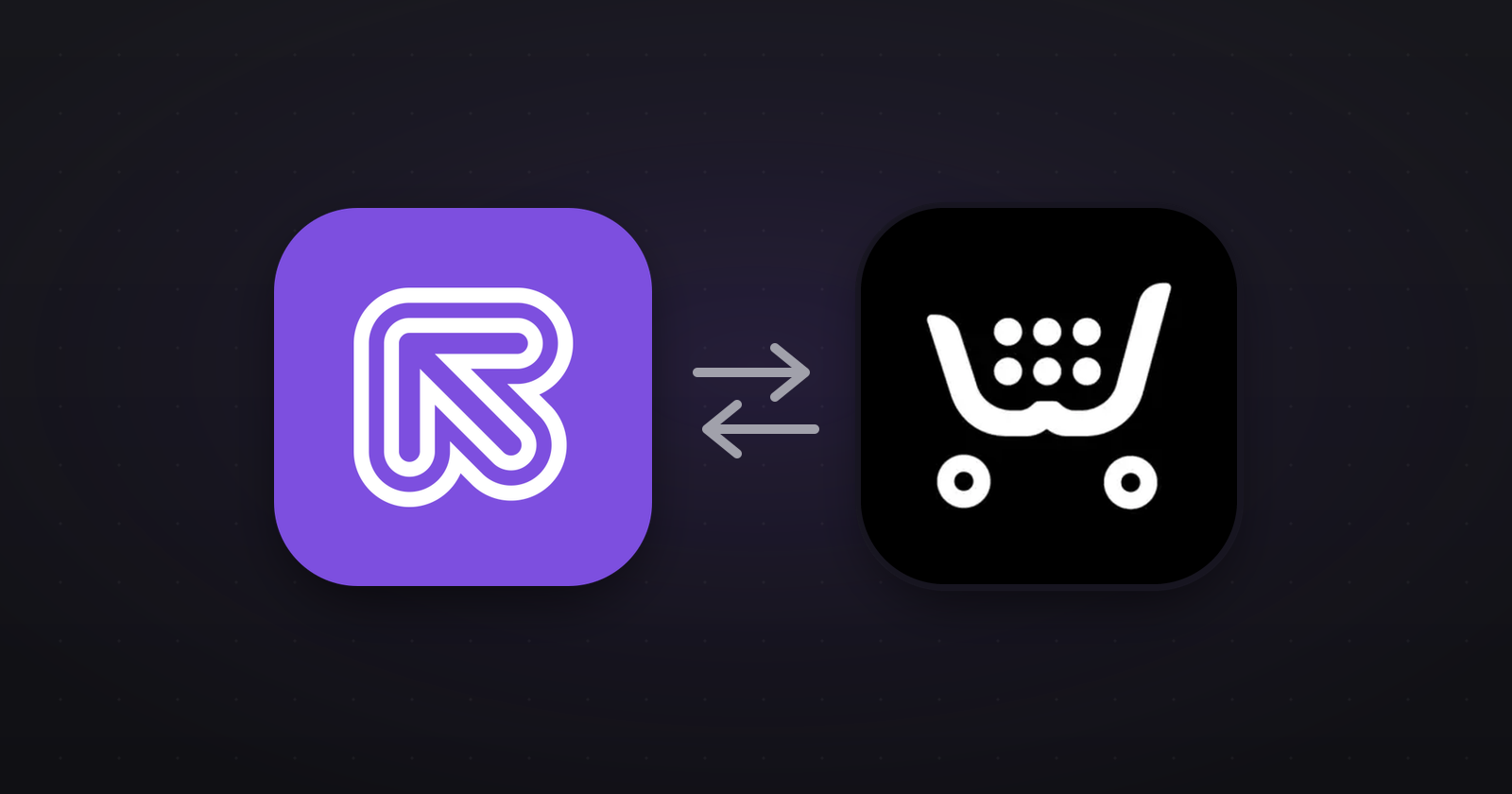 Referly and Ecwid connected by sync arrows