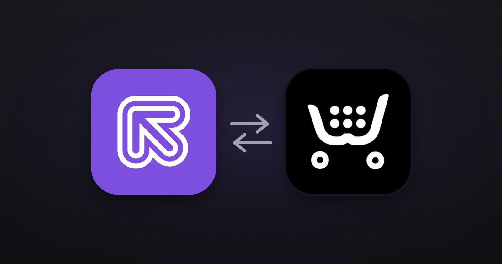 Referly and Ecwid connected by sync arrows