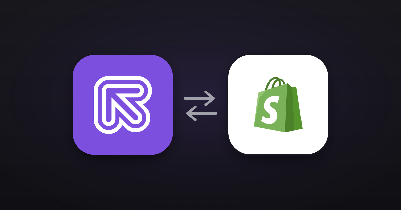 Referly and Shopify connected by sync arrows