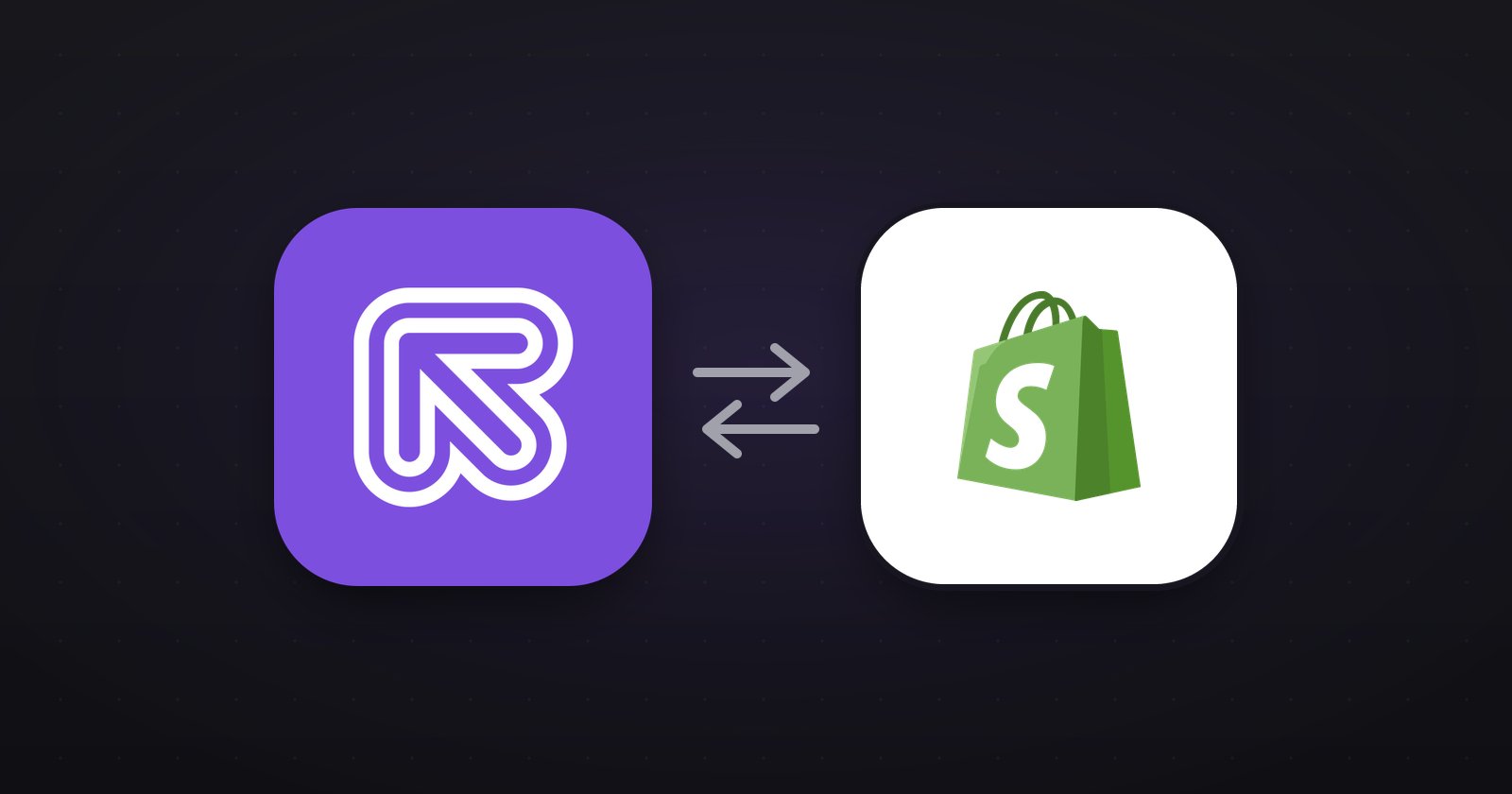 Referly and Shopify connected by sync arrows
