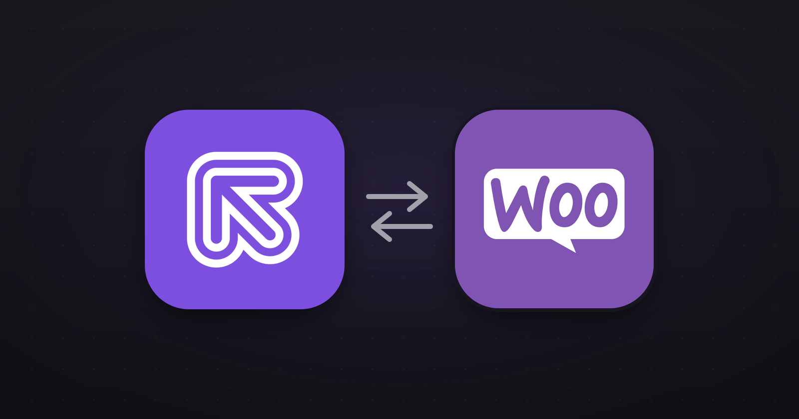 Referly and WooCommerce connected by sync arrows