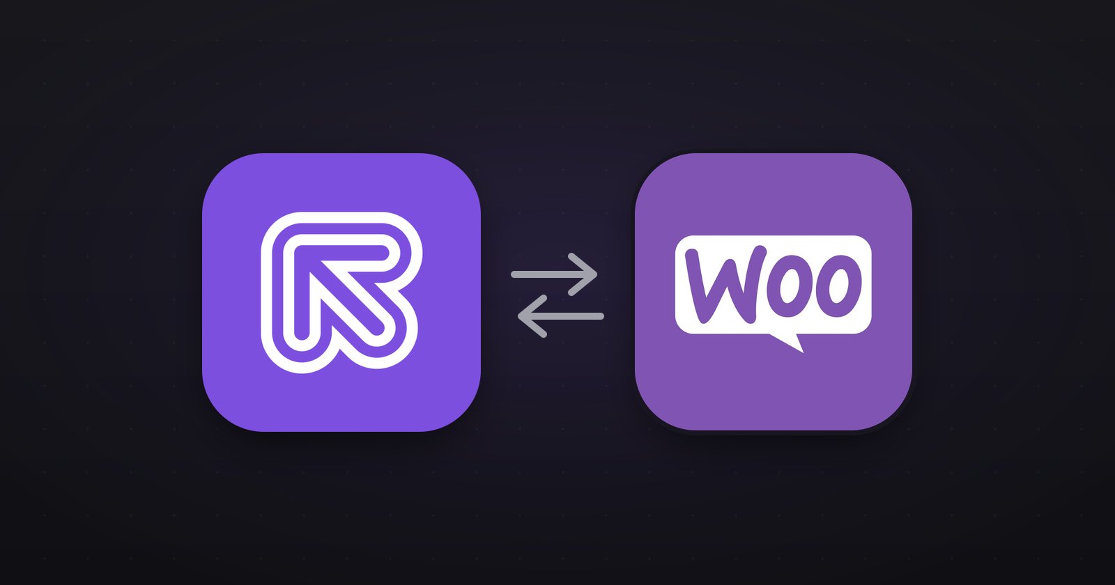 Referly and WooCommerce connected by sync arrows