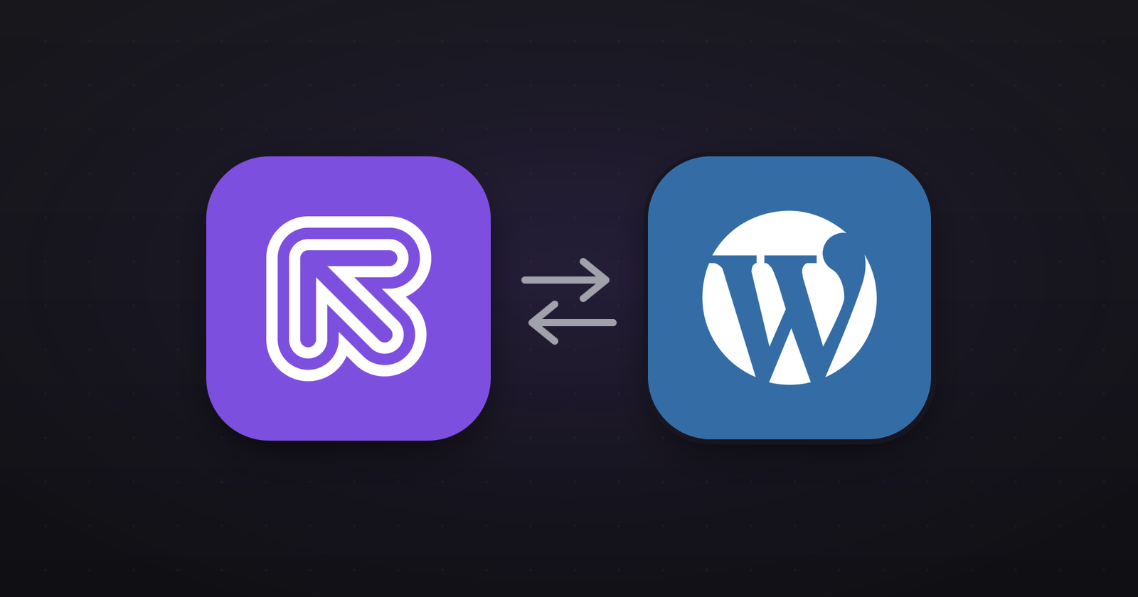 Referly and WordPress connected by sync arrows