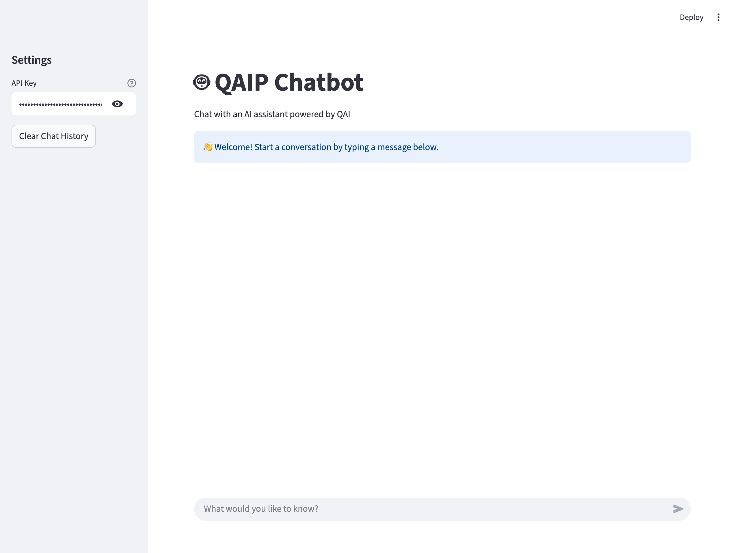 streamlitのアプリ画面