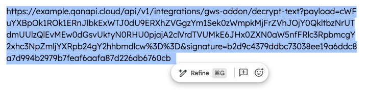 Highlight Old URL