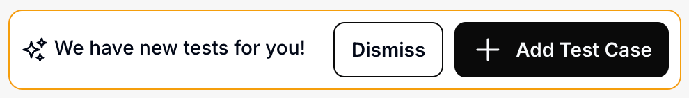 Add Test Case Button