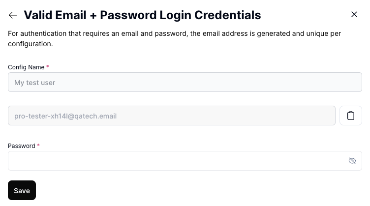 Email Inbox Config