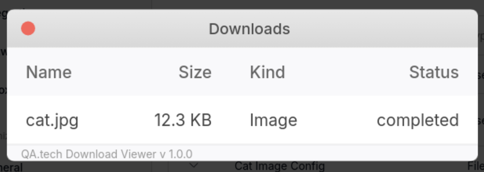 File Download Modal