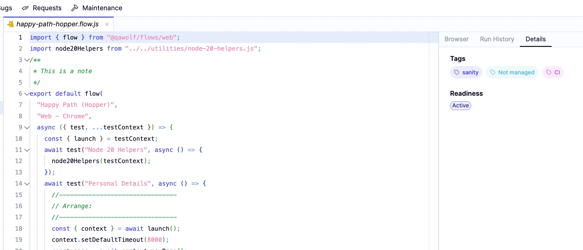 Automate Browser Detail