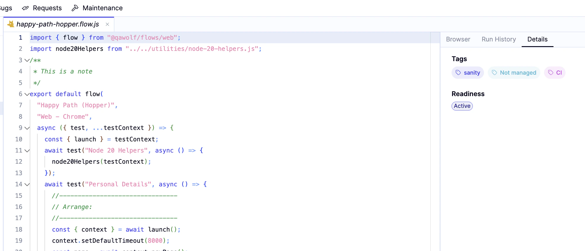 Automate Browser Detail