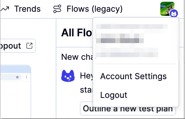 Screenshot of the QA Wolf login page
