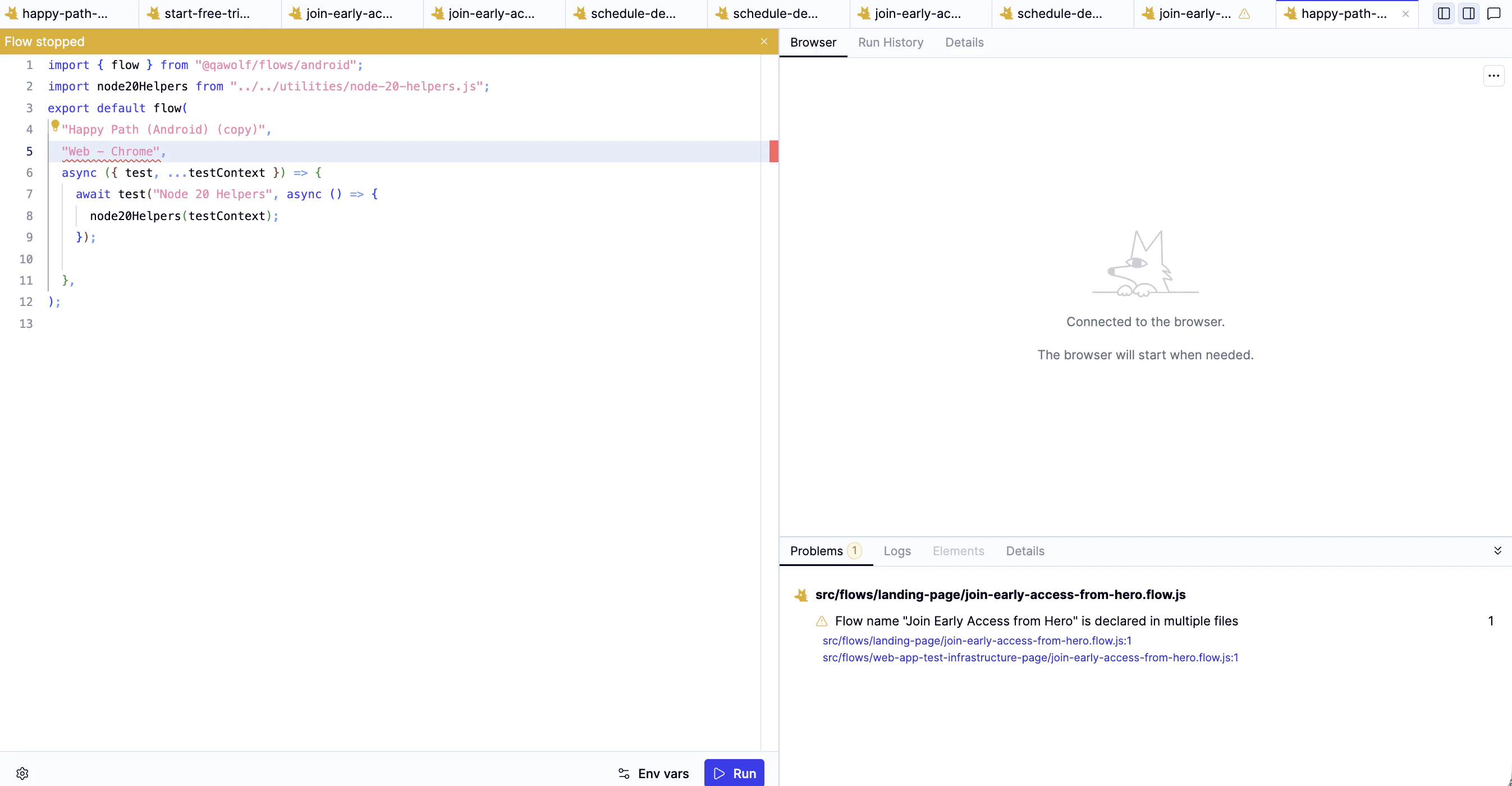 Automate Browser Element