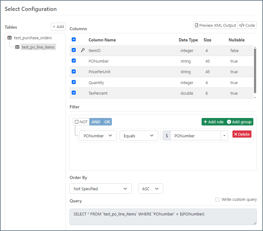MySQL Select configuration with full parent-child relationship