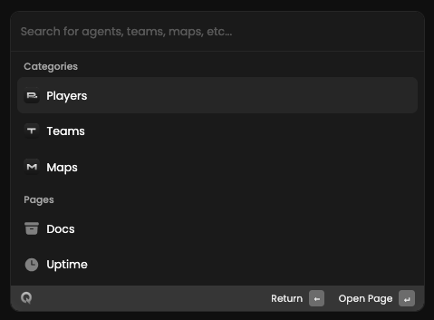 Search bar component