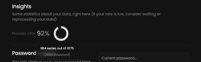 How many matches are imported