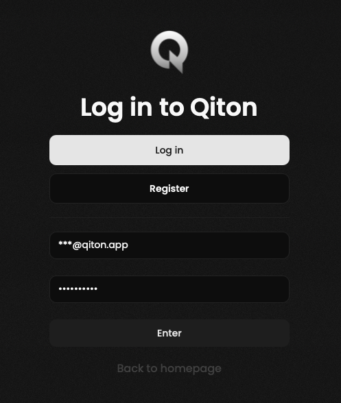Login step