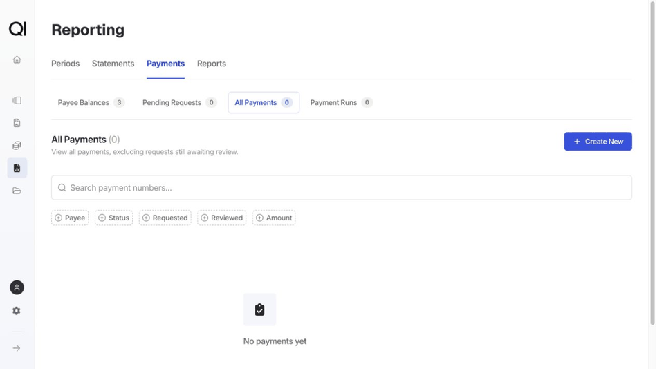 Create an approved payment for Nora Lane.