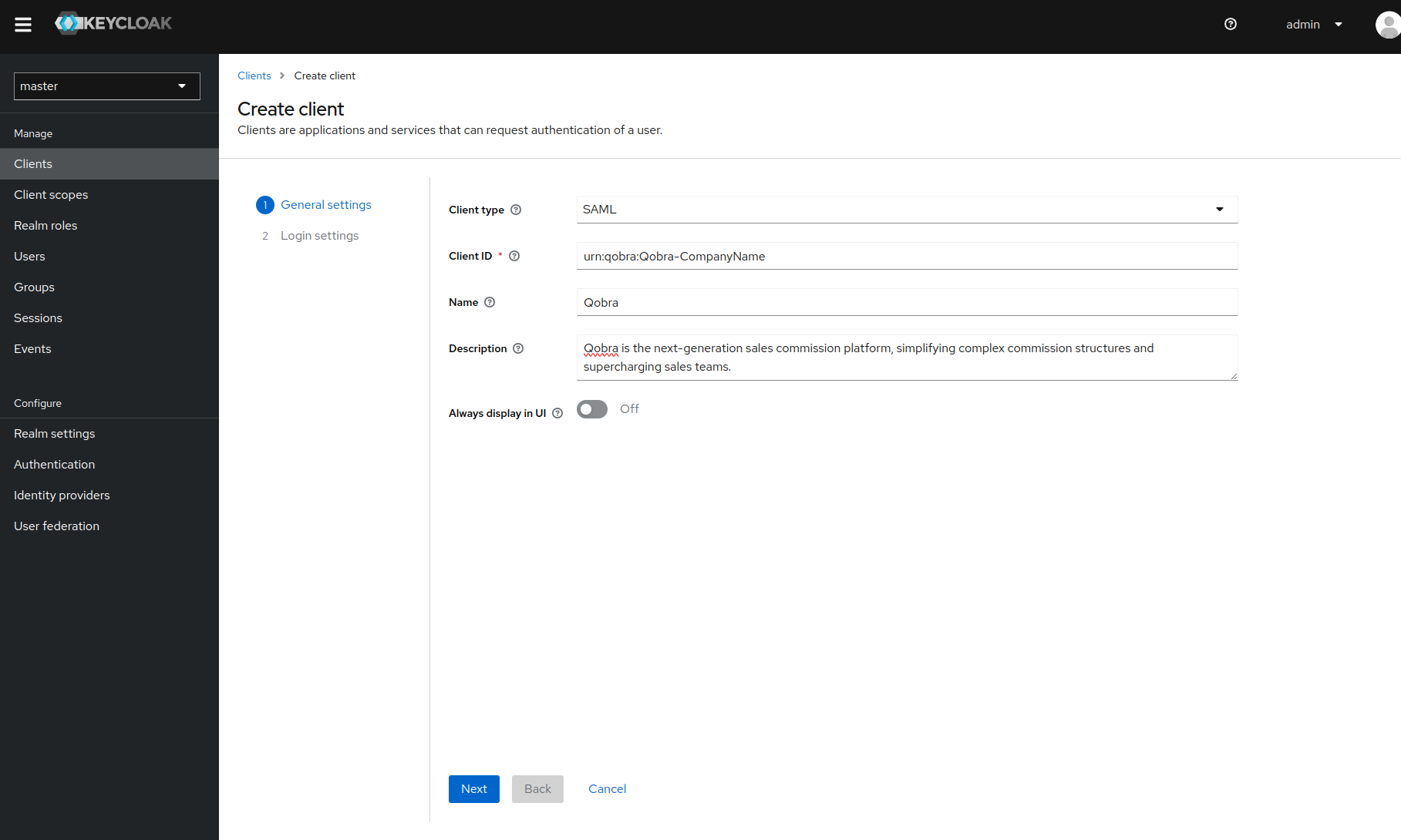 Add a client