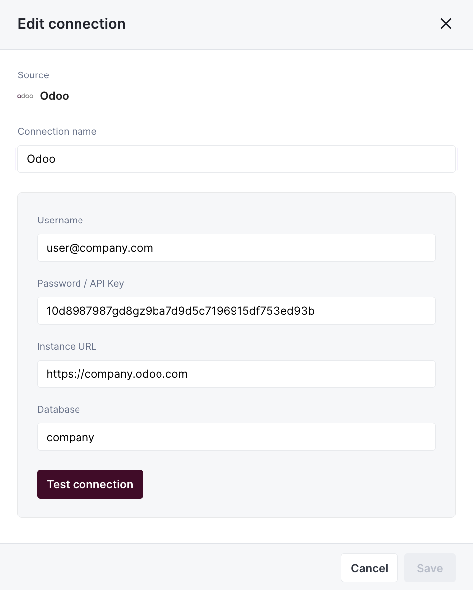 Odoo setup in Qobra