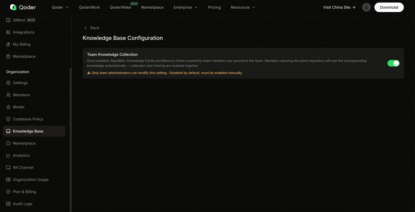 Knowledge Base Configuration