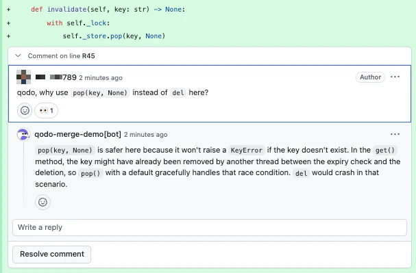 Conversational Chat inline chat