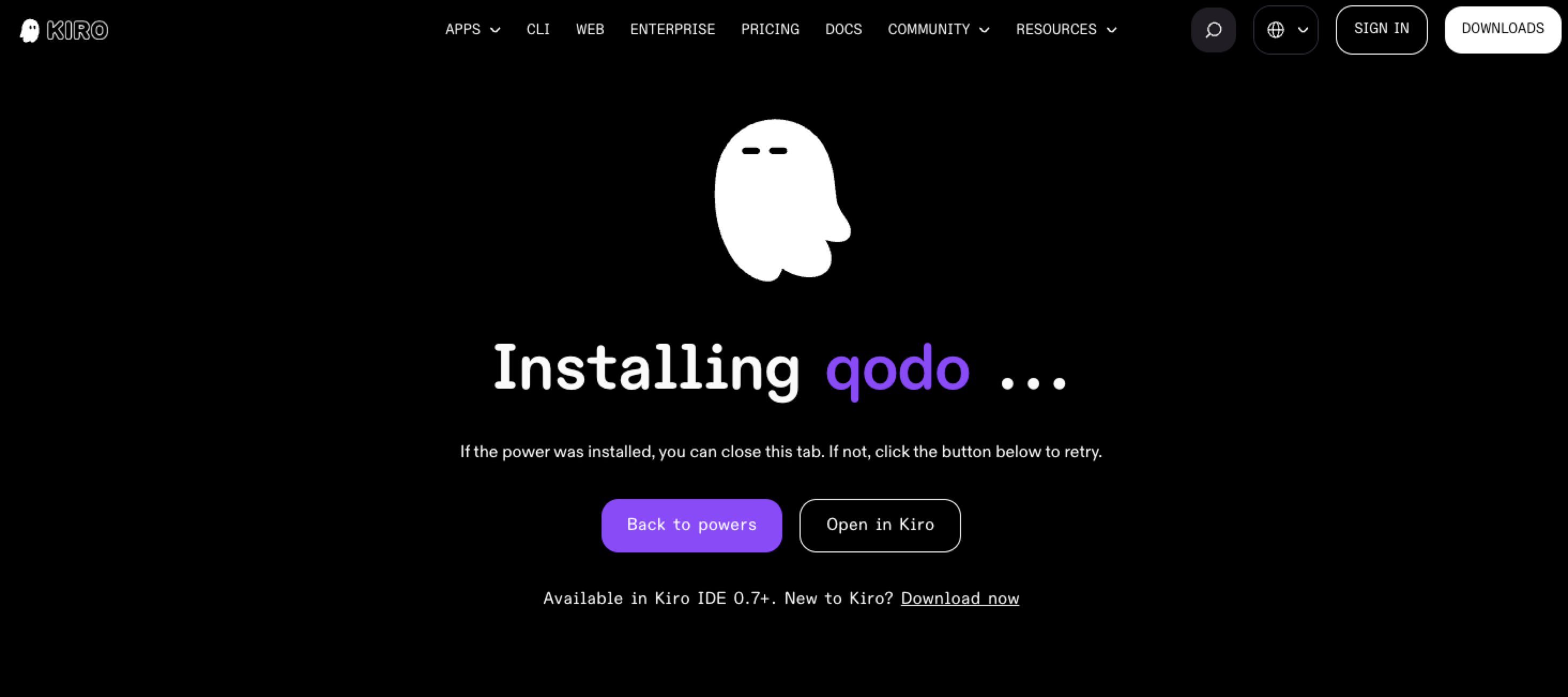 Installing Qodo in Kiro