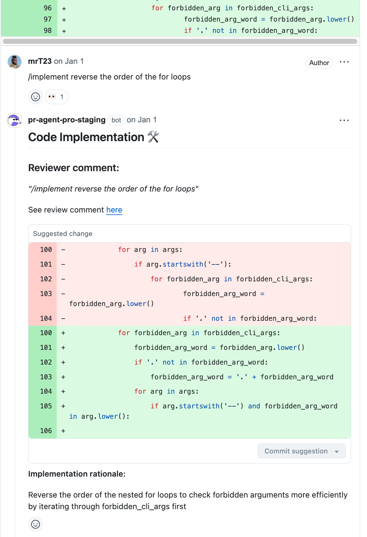 Implement - Qodo Documentation