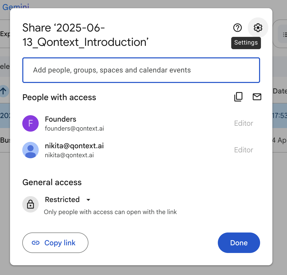 Main dashboard interface
