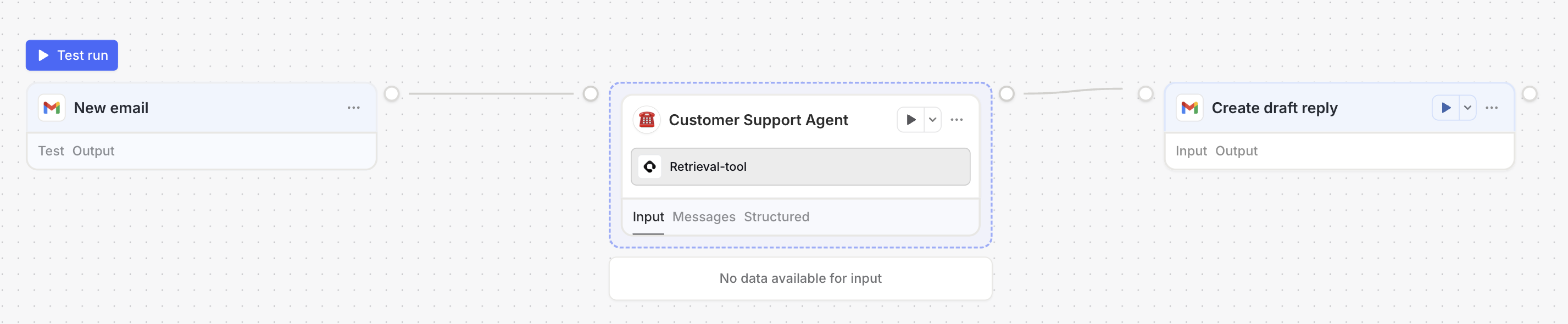 Langdock workflow with agent