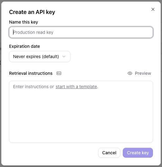 Qontext API Key Creation 1 Qontext API Key Creation 1
