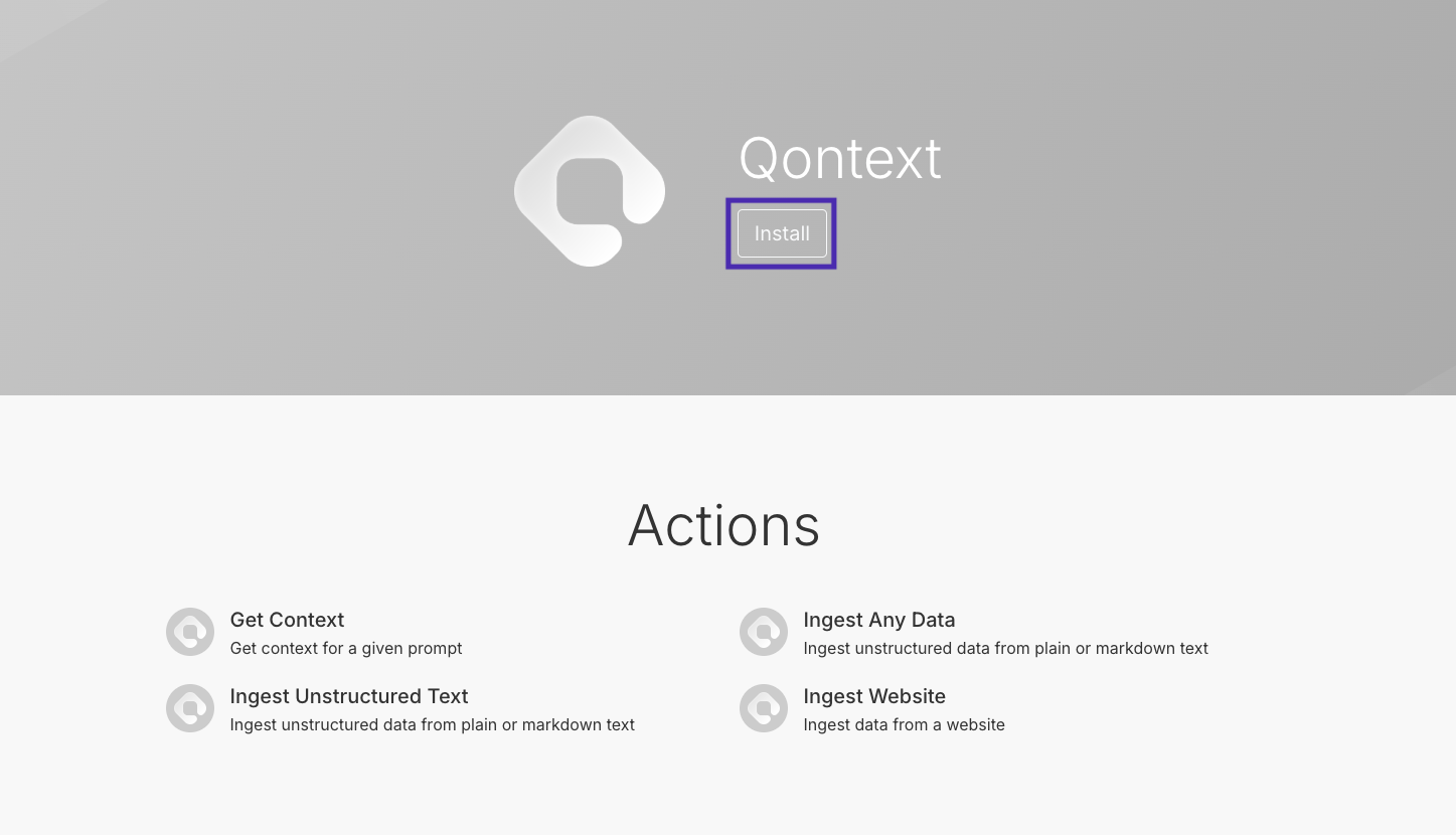 Click install on Make