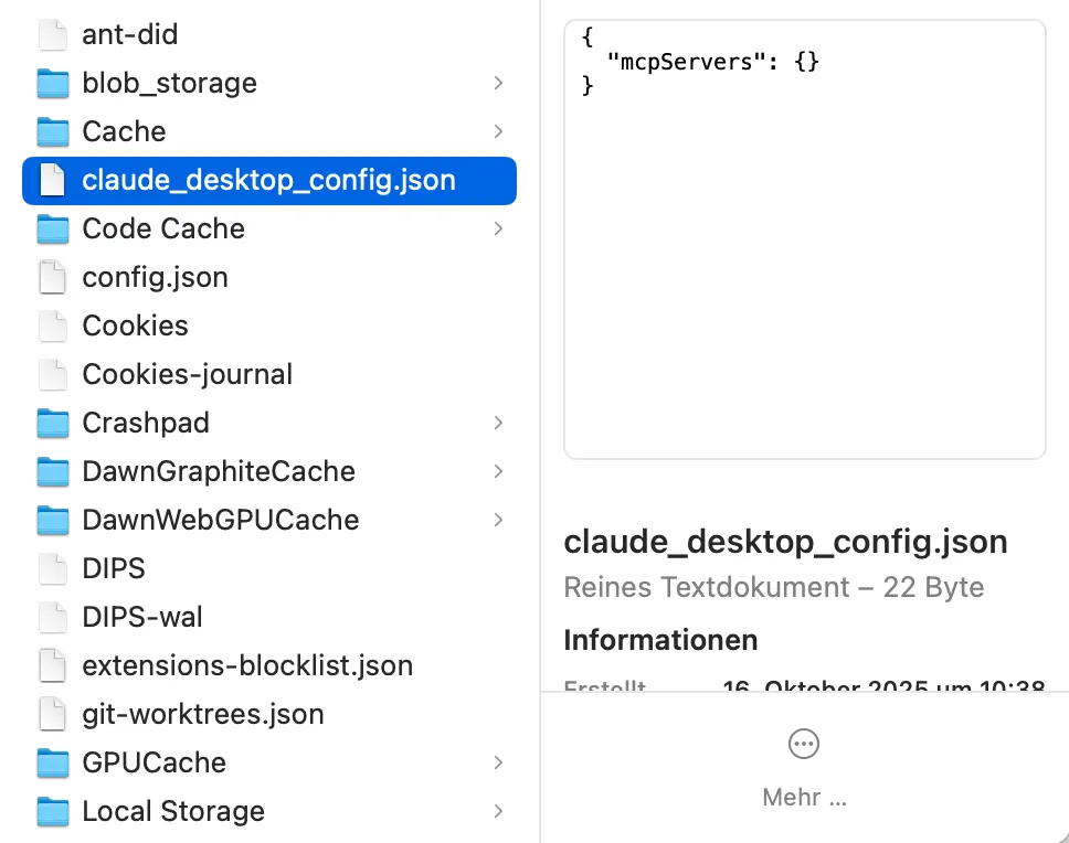 Configuration file location