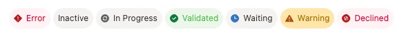 Customized badge style