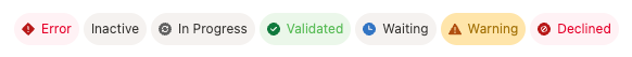Customized badge style