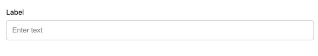 Default text field style