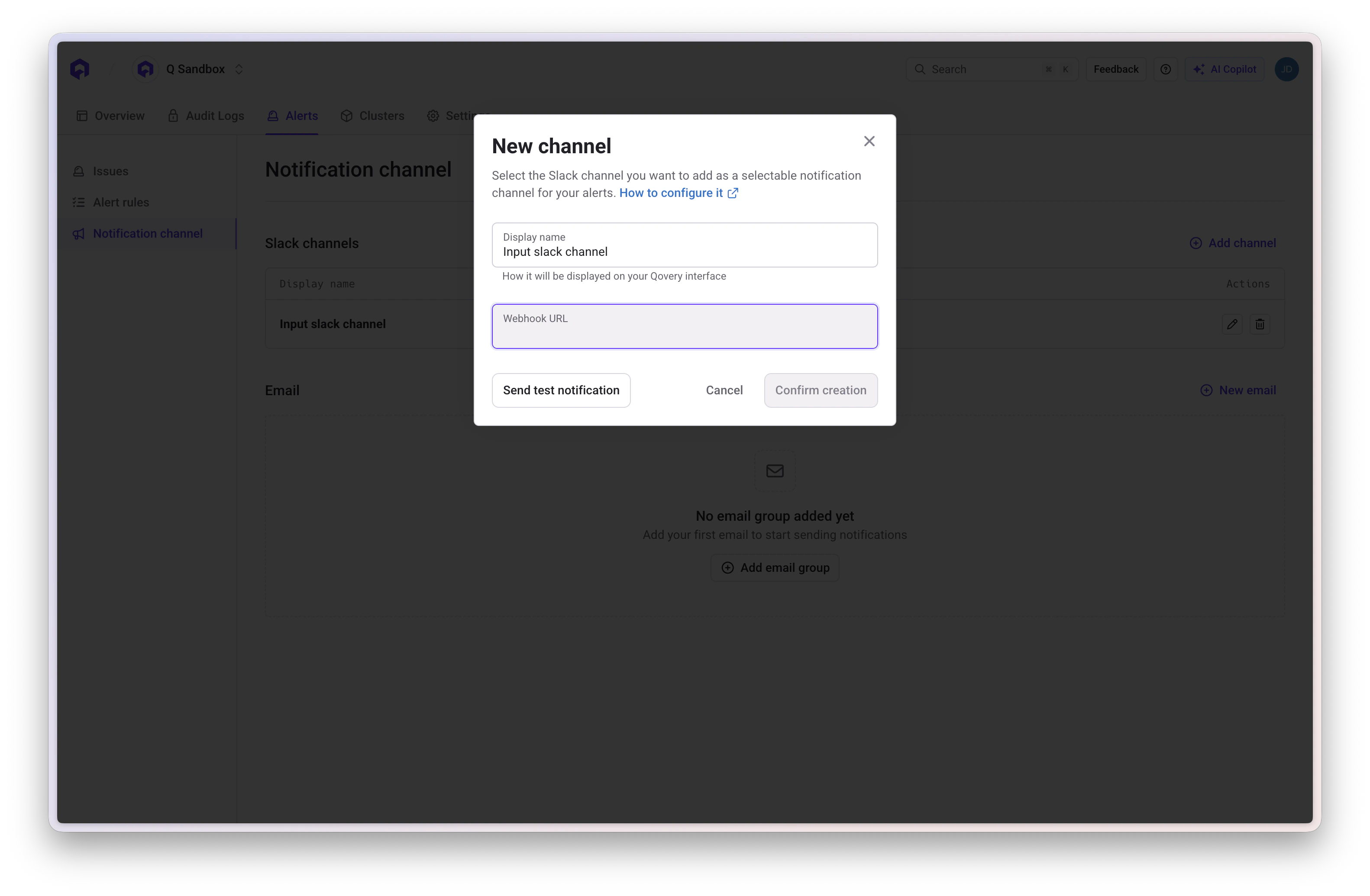 Add Notification Channel