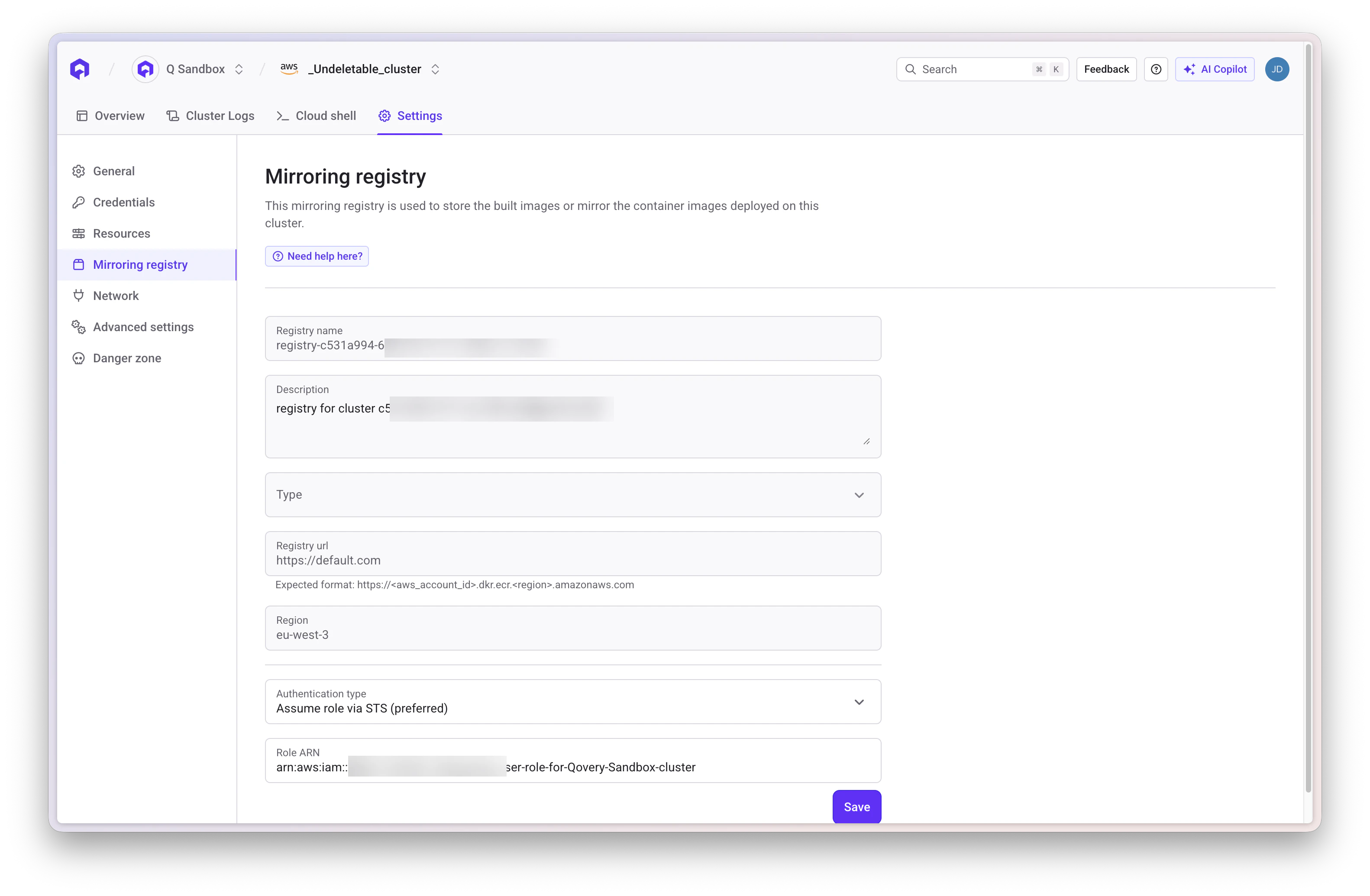 Mirror Registry