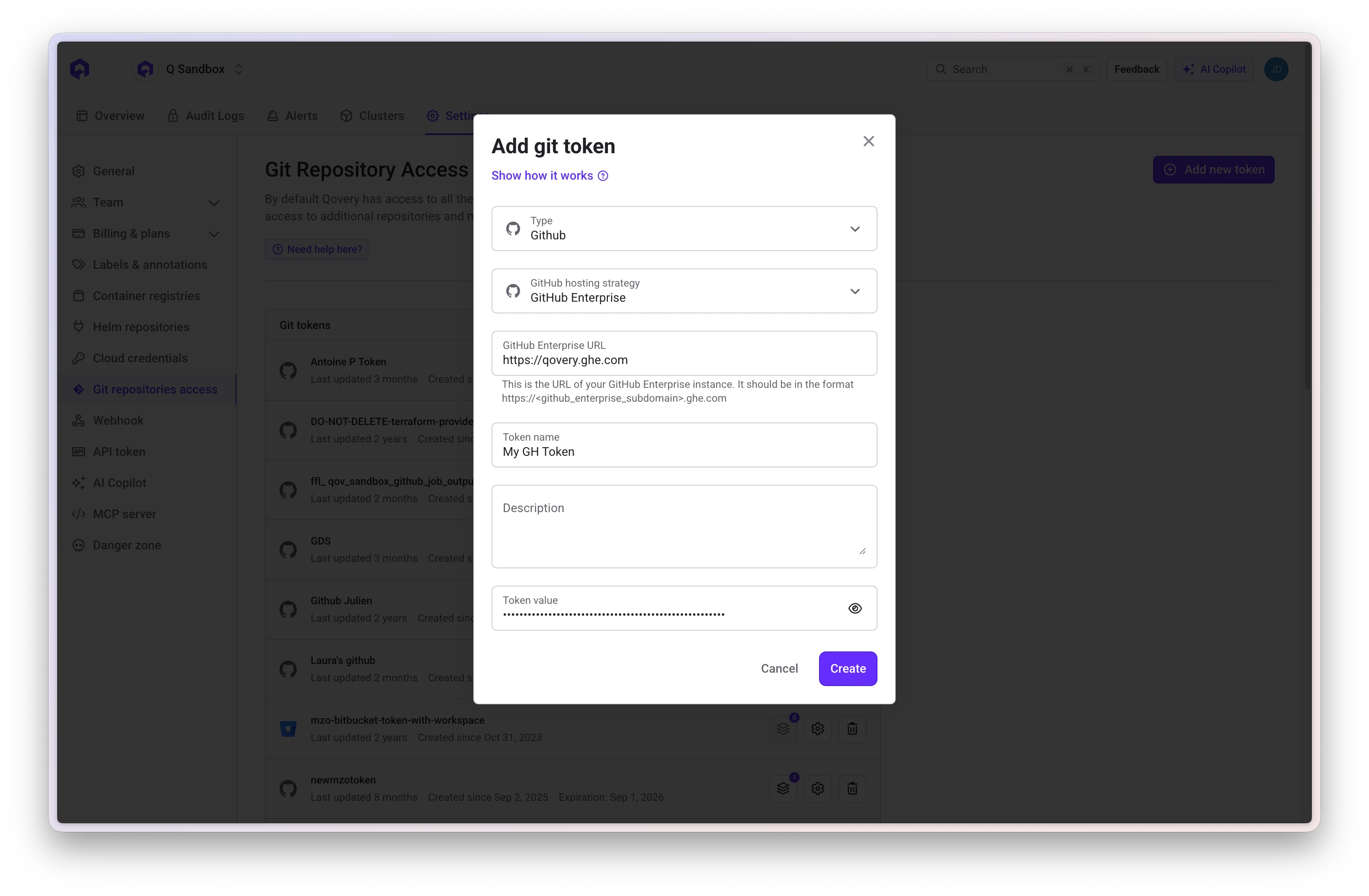 GitHub Enterprise Configuration