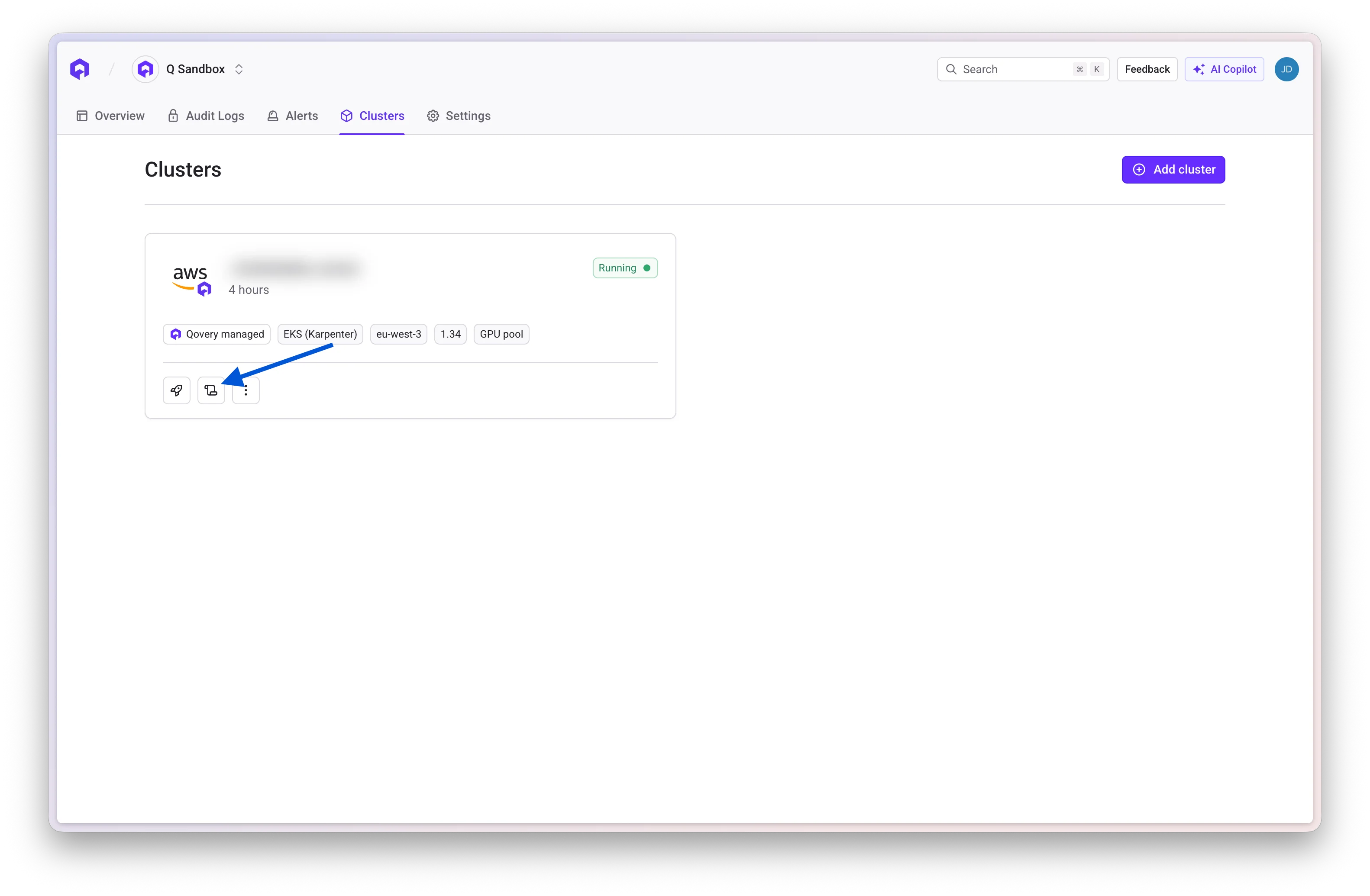 Access Cluster Logs