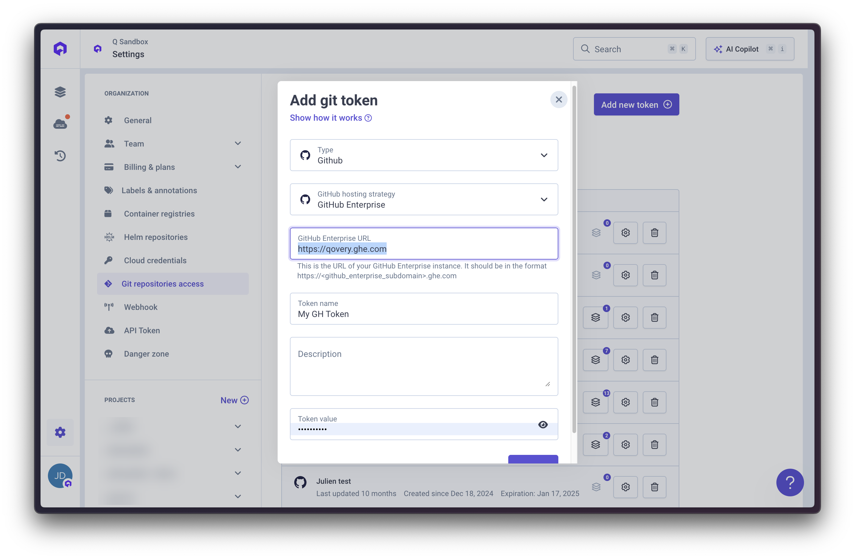 GitHub Enterprise Configuration
