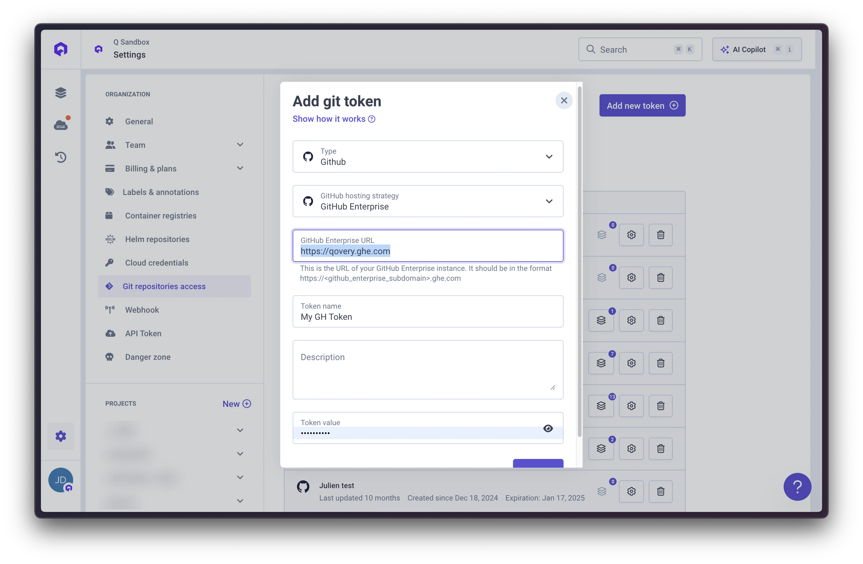GitHub Enterprise Configuration
