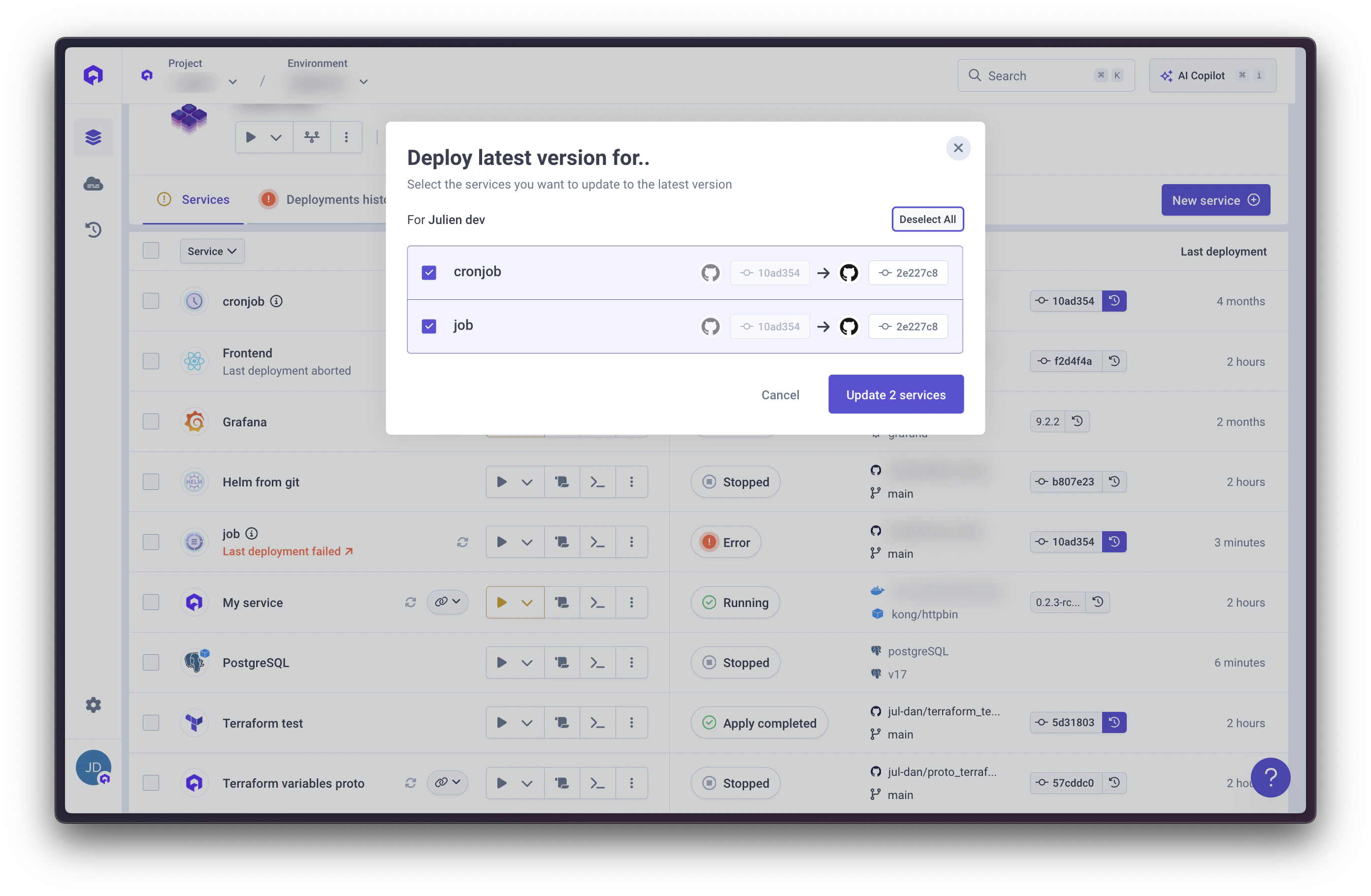 Deploy Latest Version