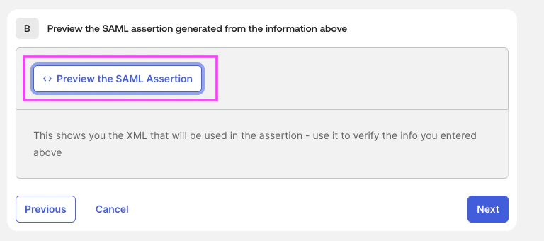SAML Assertion