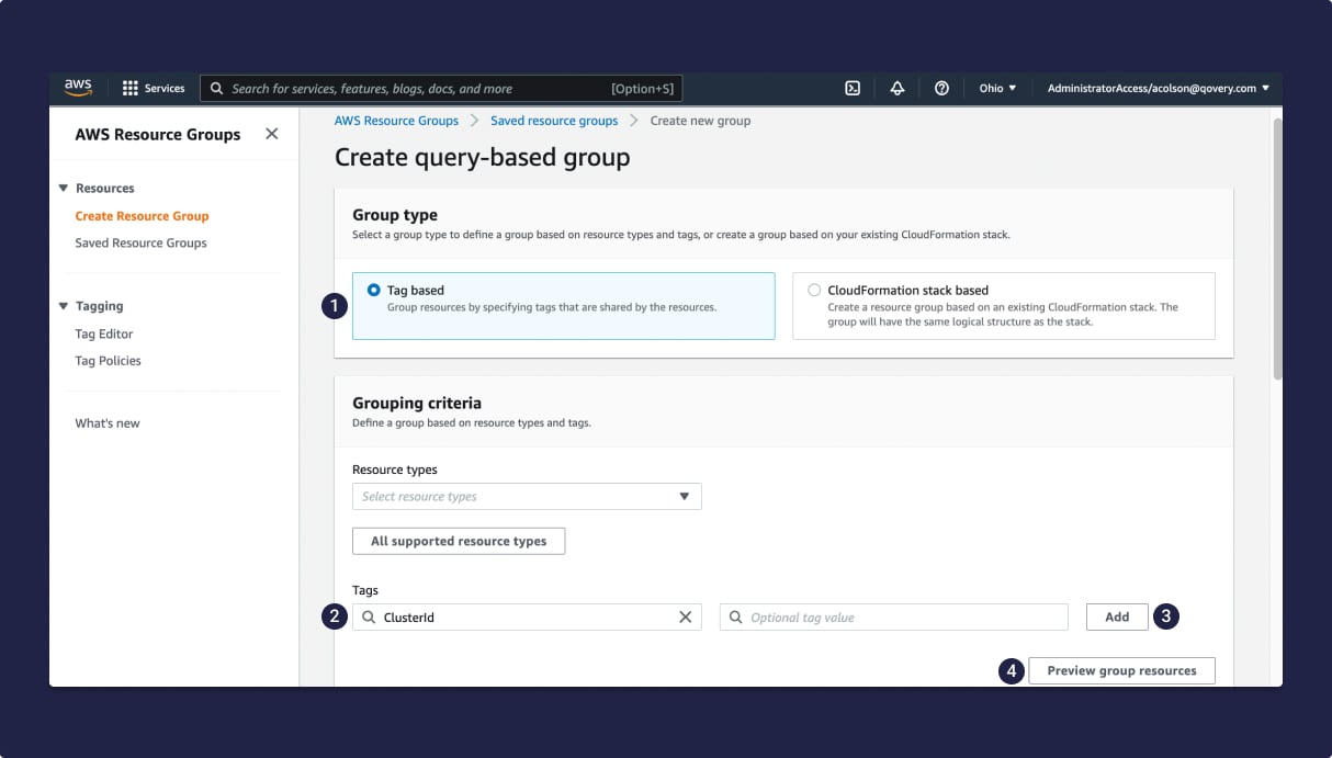 AWS Console Cleanup
