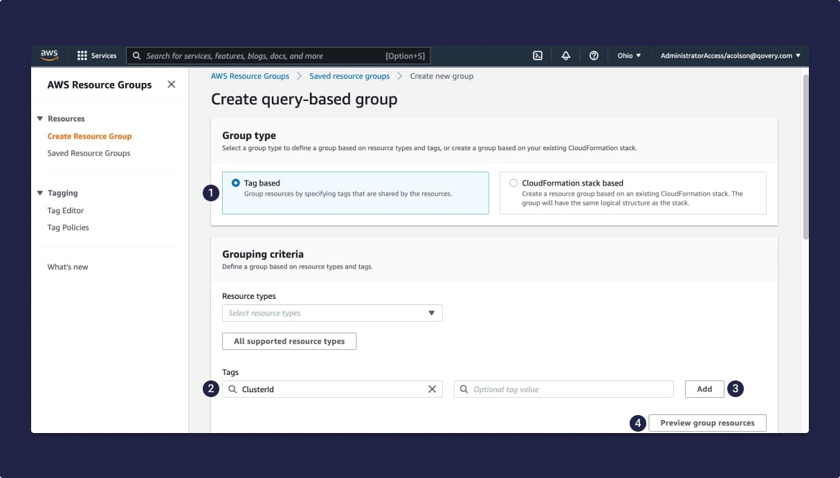 AWS Console Cleanup