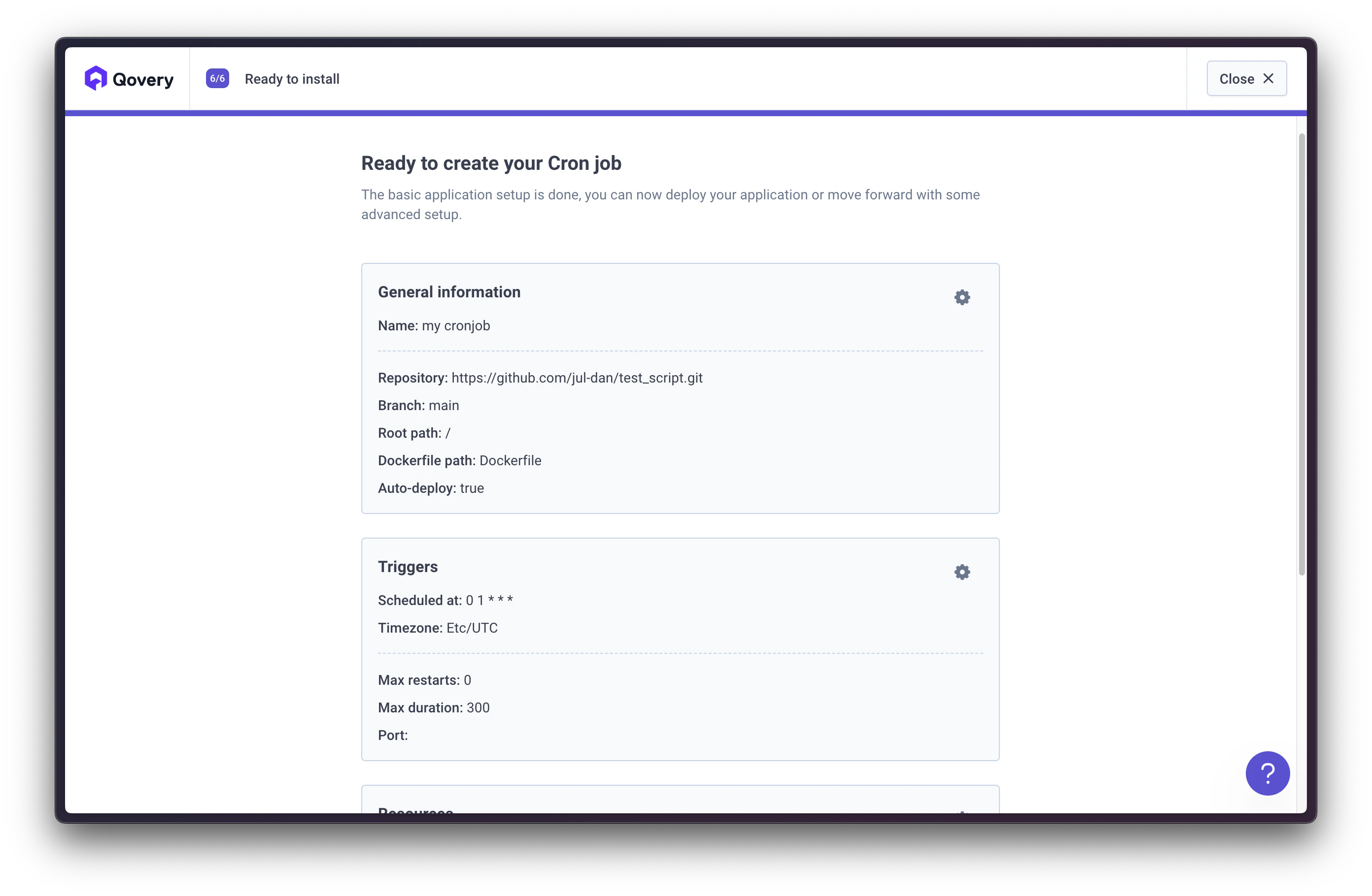Lifecycle Job Configuration