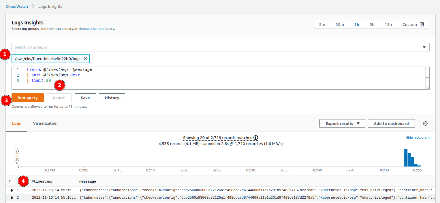 CloudWatch Logs Insights