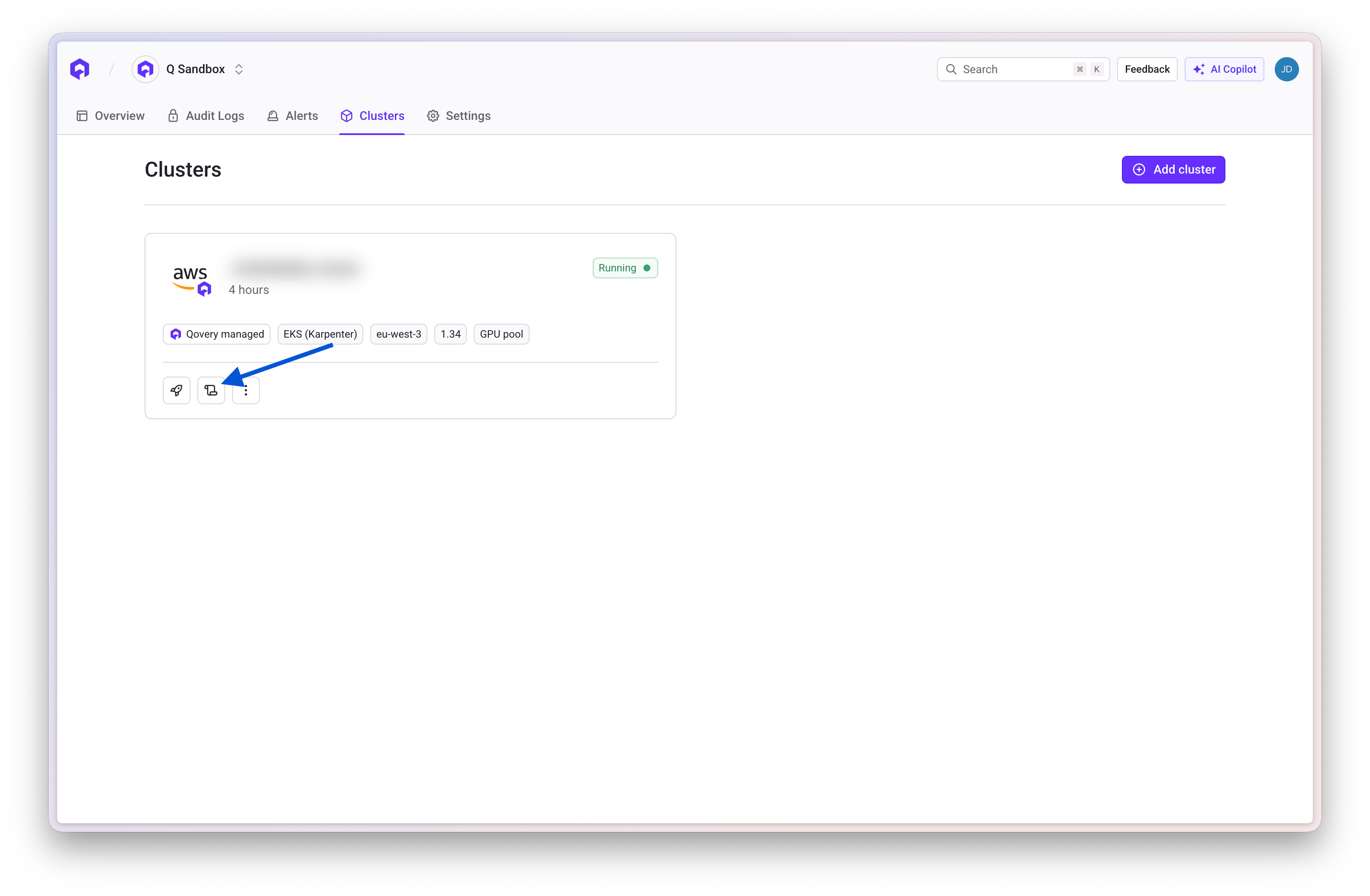 Access Cluster Logs